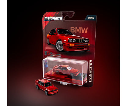 Majorette Collection Series 1986 BMW M3 E30 40th Anniversary Red 1:64
