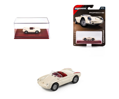 Majorette Collection Series 1955 Porsche 550 Spyder White 1:64