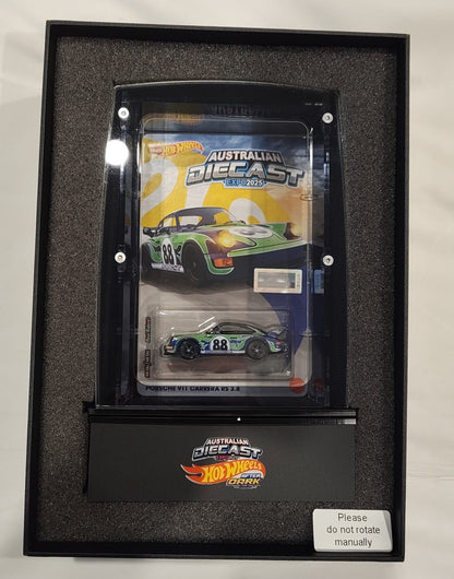 2025 Australian Diecast Expo Dinner Car and Pack - Porsche 911 Carrera RS 3.8 Left Facing - Exclusive