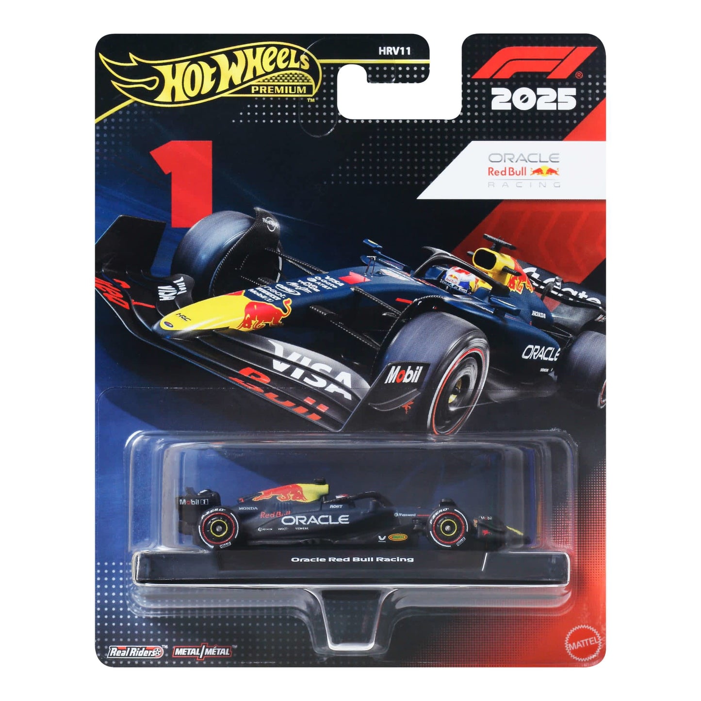 Hot Wheels Formula 1 Oracle Red Bull Max Verstappen #1 Premium 1:64 Vehicle (2025 Livery)