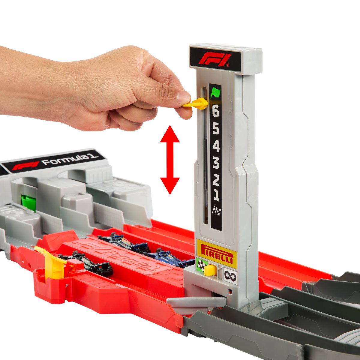 Hot Wheels Racing Formula 1 Grand Prix Trackset with Vehicles F1