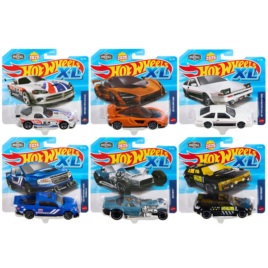 Hot Wheels XL Vehicles 1:43 Scale 2026 Mix 3C