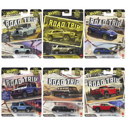 Hot Wheels Car Culture & Team Transport Factory Set 2026 Mix 4V – Road Trippin, Deutschland Design & Rexy Porsche