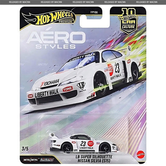 Hot Wheels Car Culture 2026 - LB Super Silhouette Nissan Silvia (S15) - Aero Styles - Solid