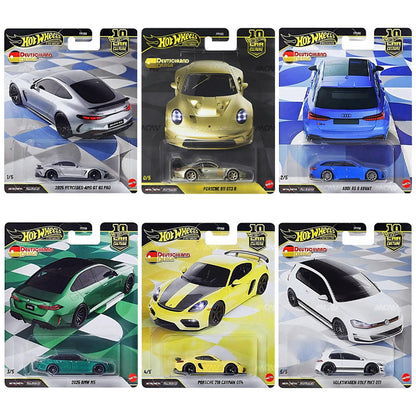 Hot Wheels Car Culture & Team Transport Factory Set 2026 Mix 4V – Road Trippin, Deutschland Design & Rexy Porsche