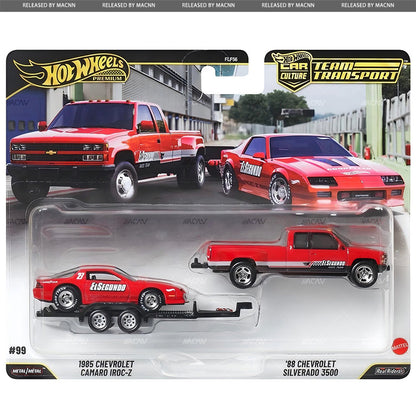 Hot Wheels Team Transport 2027 Mix 1N Premium Case of 4 – RX-7, Camaro, Vega & Datsun