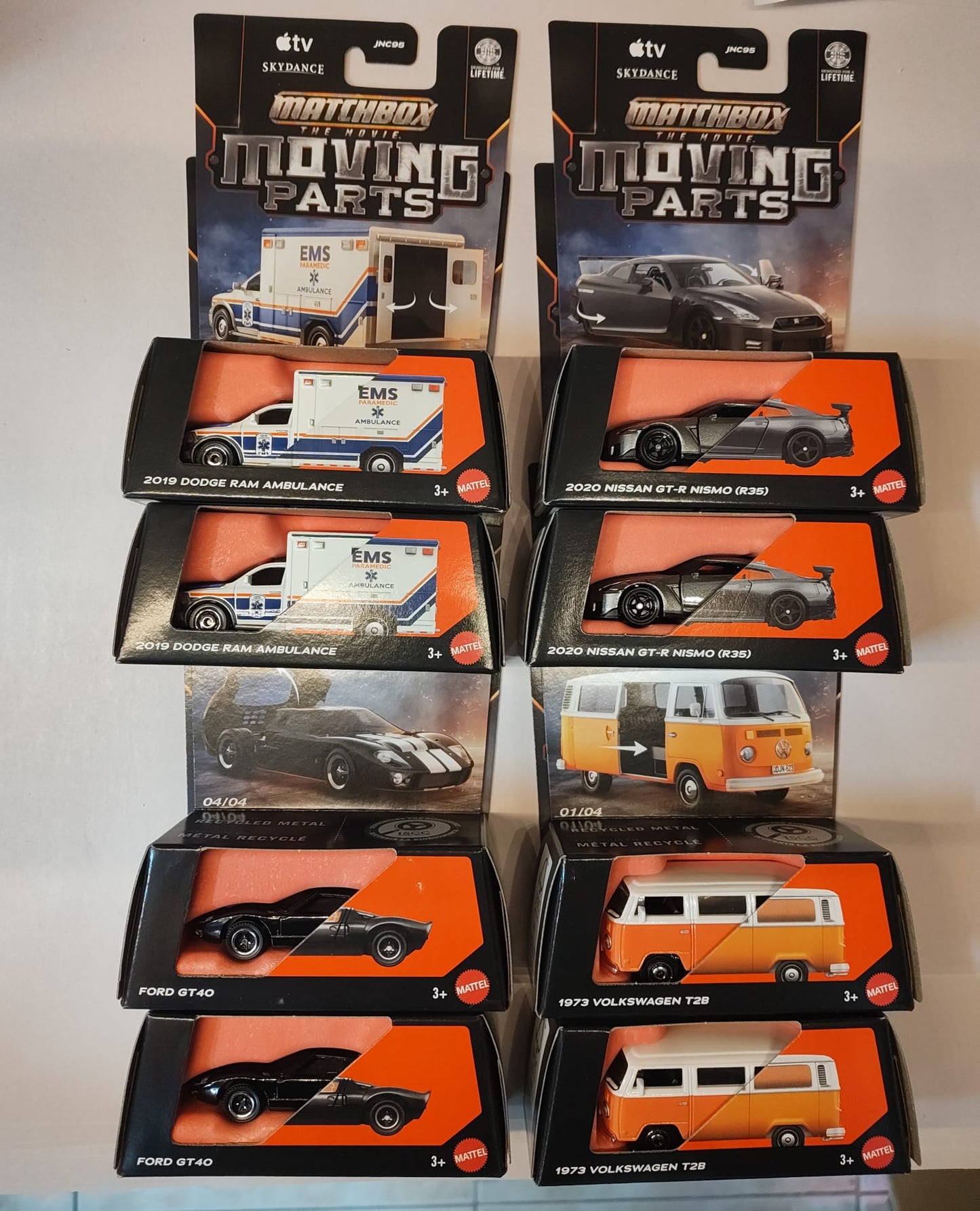 Matchbox Moving Parts 2026 - Matchbox Movie Case of 8