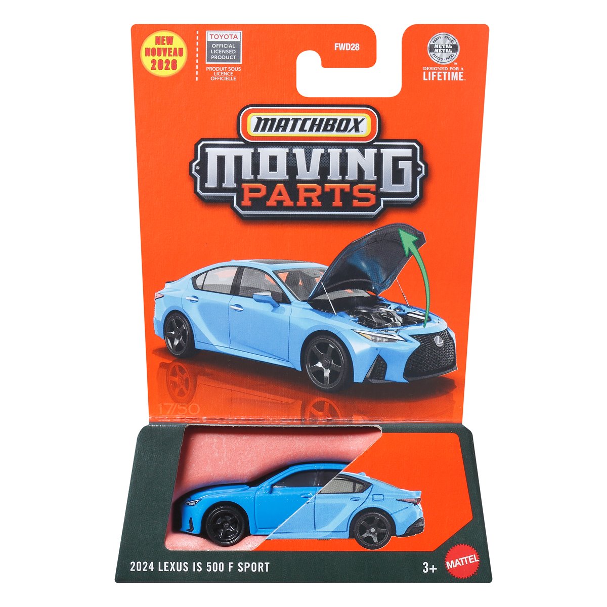 Matchbox Lexus ミニカー 2台セット Matchbox Moving Parts 2026 Mix 2 Vehicles Case of 8 – Hot Match