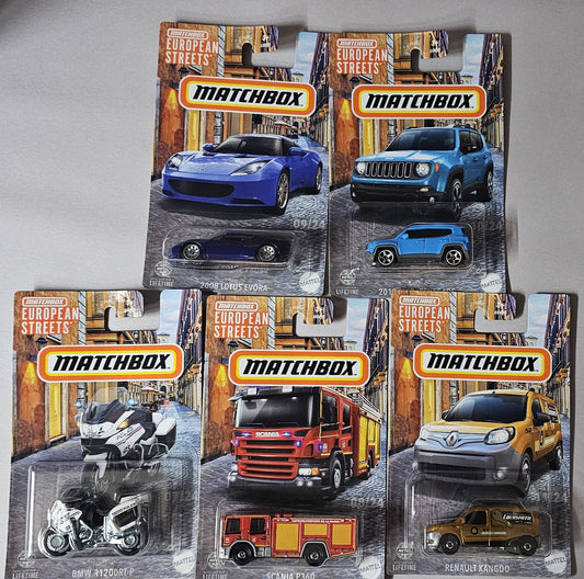 Matchbox European Streets Themed - Mix 2 2024