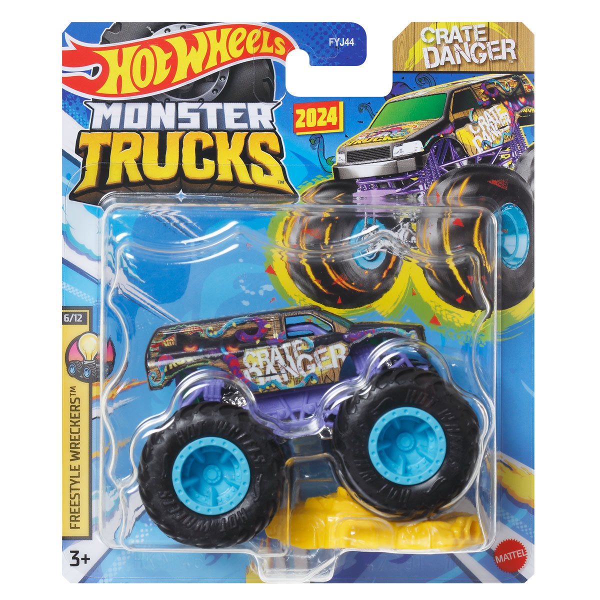 2024 HOT WHEELS Monster Trucks - Dodge Ram Van - Crash Legends - E75 – Toy  Car Box