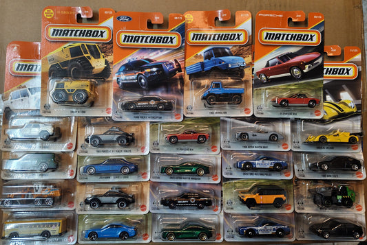 Matchbox Car Collection 2026 Mix 8J Vehicles Case of 24 - Long Card
