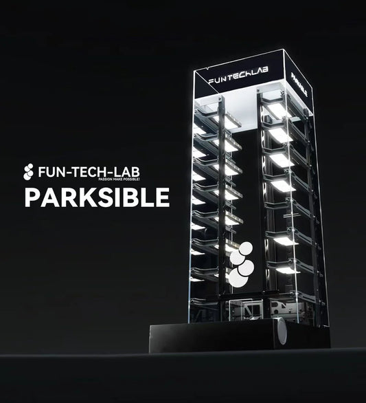 Fun Tech Lab Parksible - Worlds First Fully Automated Parking Garage