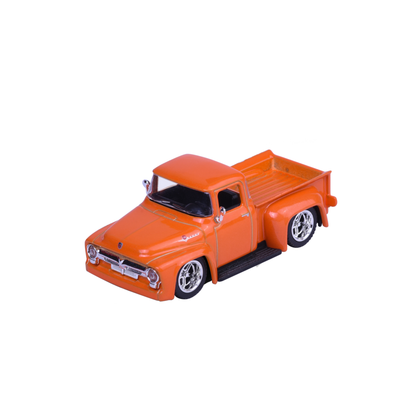Majorette Collection Series 6 1956 Ford F-100 Orange 1:64 model detail MJ81983