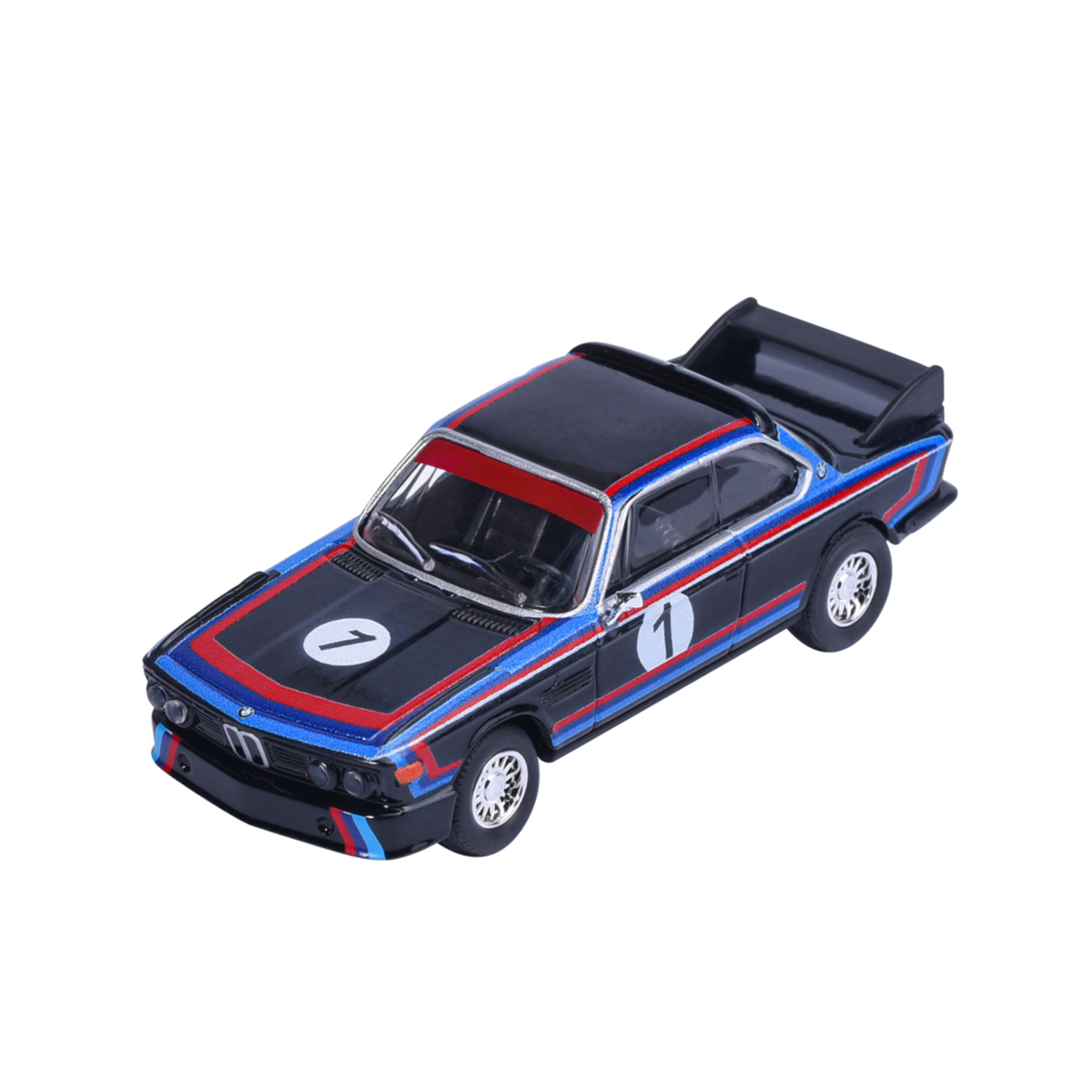 Majorette Collection Series 6 1975 BMW 3.0 CSL Black 1:64 model detail MJ82010