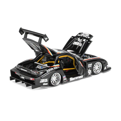 Motorhelix 1:64 LB-Super Silhouette Mazda RX-7 FD3S Athlete – M61112 – rear view with doors and hatch open
