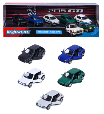 Majorette Peugeot 205 GTI 5 Piece Gift Pack 1:64