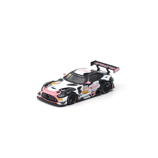 Pop Race 1:64 Mercedes-AMG GT3 EVO UNO Racing number 98 Momo, front view