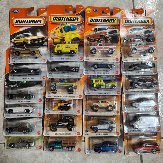 Matchbox Car Collection 2026 Mix 6G Vehicles Case of 24