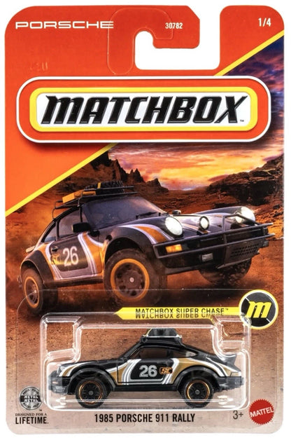 Matchbox Car Collection 2026 Mix 1A Case of 24 (PORSCHE 911 Super Chase) Long Card