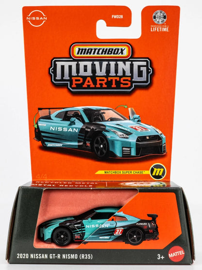 Matchbox Moving Parts 2026 Mix 8R Case of 8 – 60% Chance of Nissan GT-R R35 Super Chase