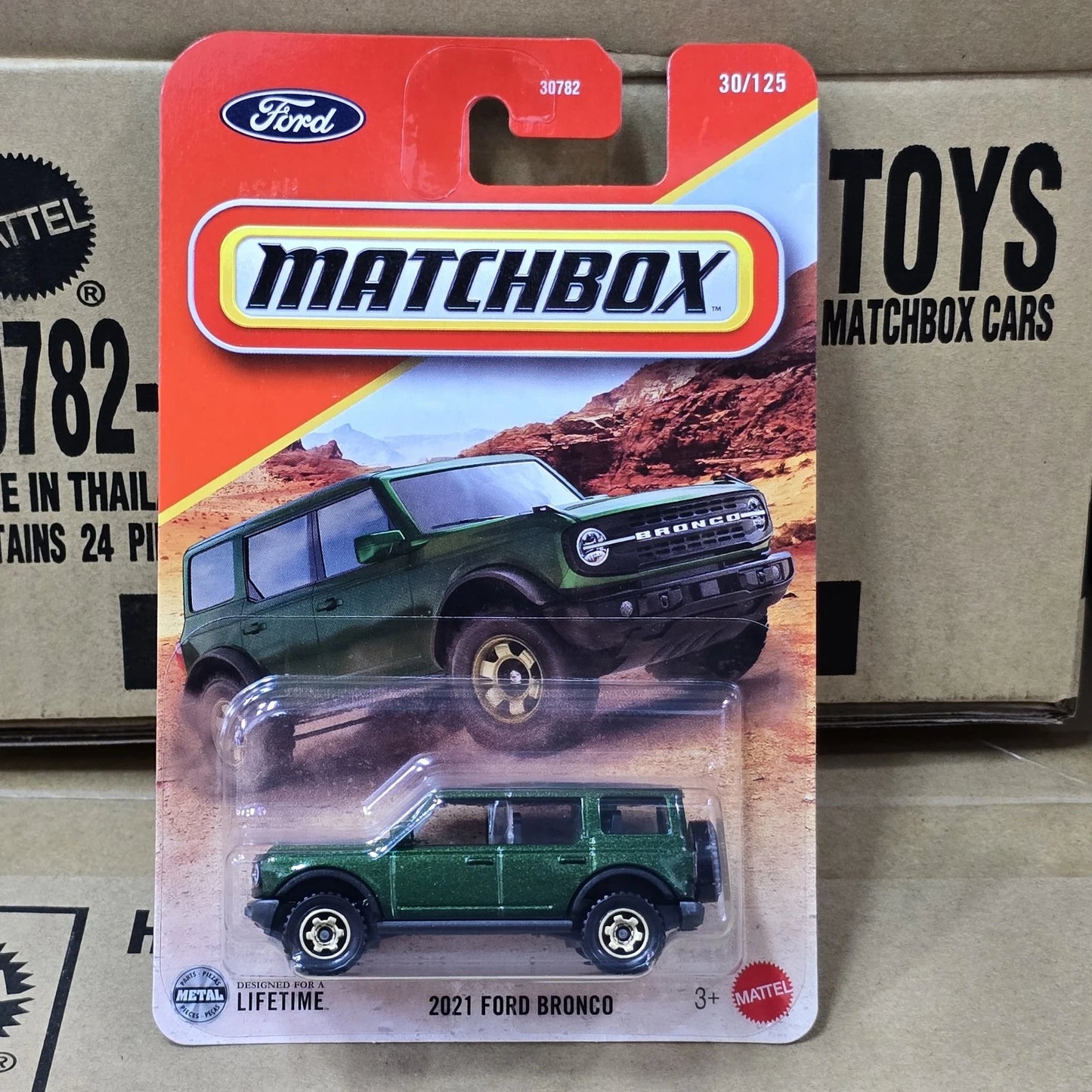 Matchbox Car Collection 2025 Mix 8H Vehicles Long Card