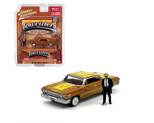 1963 Chevrolet Impala with Figure 1:64 Lowriders by Johnny Lightning