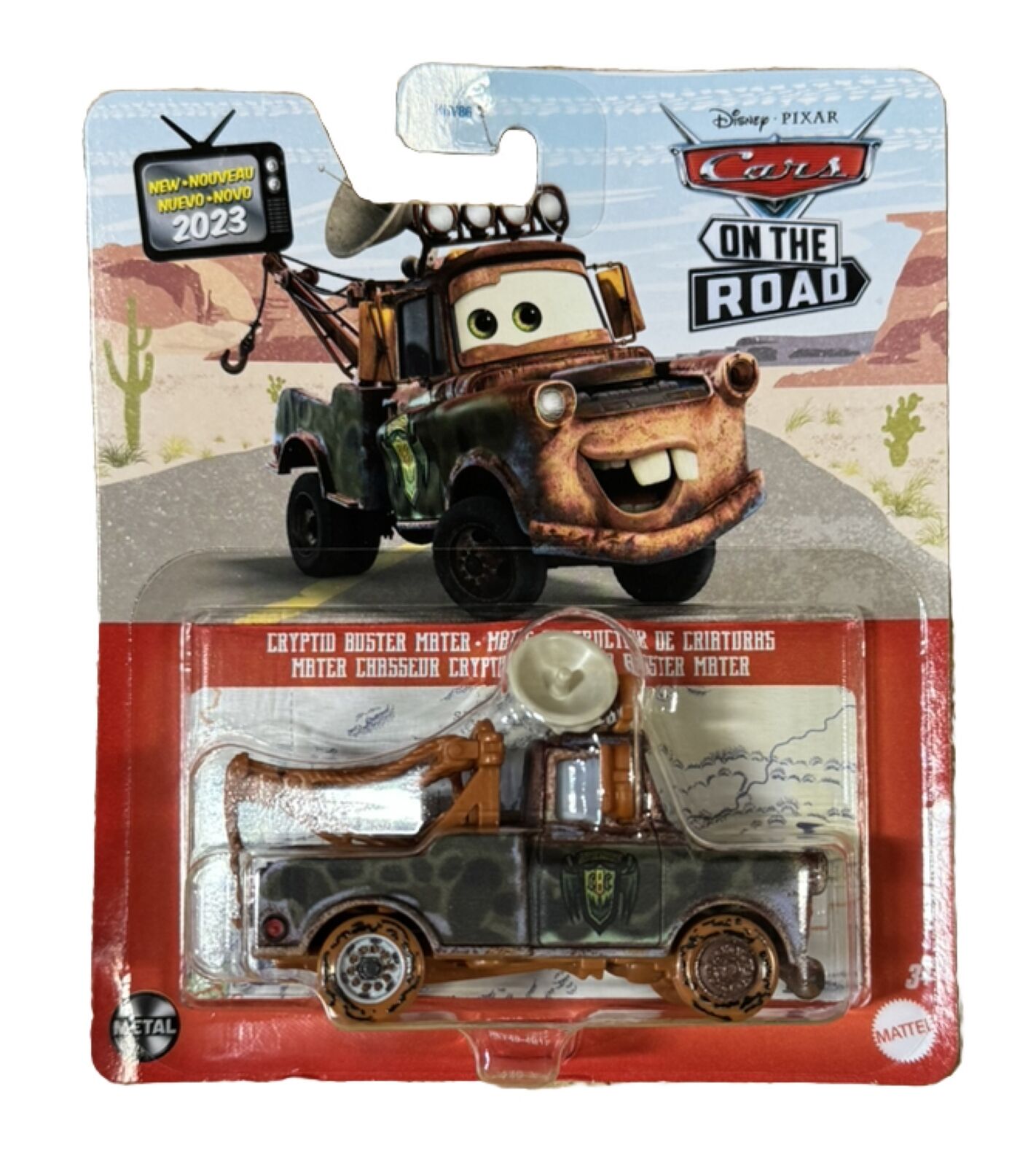 Disney Pixar Cars On the Road “QUADRATORQUOSAUR”die cast Car.