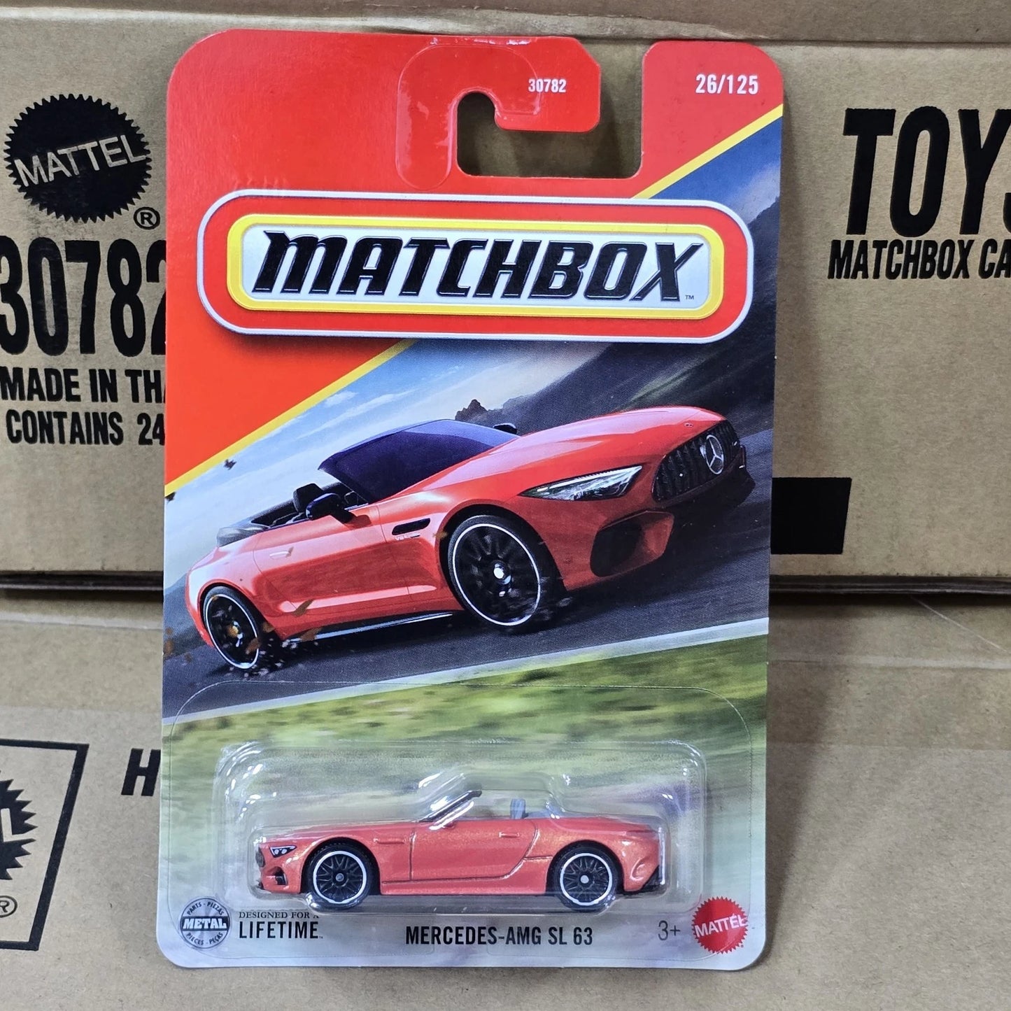Matchbox Car Collection 2025 Mix 8H Vehicles Long Card