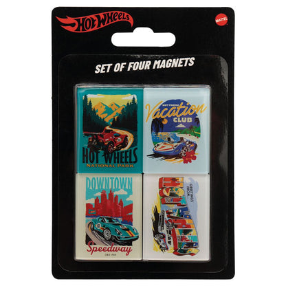 Hot Wheels - Set of Four Location Magnets