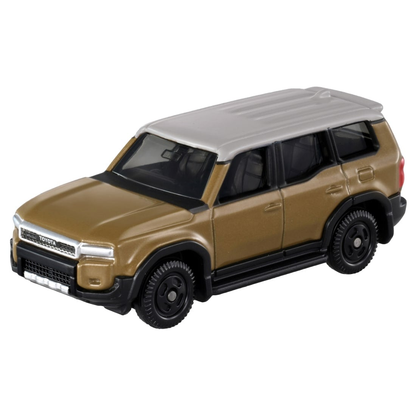 Tomica No.17 Toyota Land Cruiser 250 model, front three-quarter view