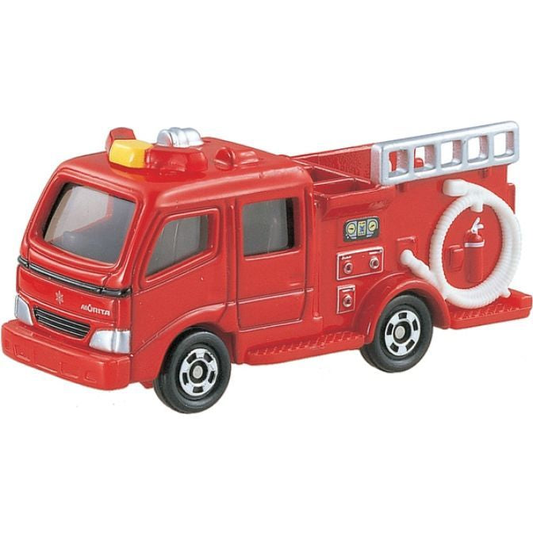 Tomica No.41 Morita CD-I Fire Engine model, front three-quarter view