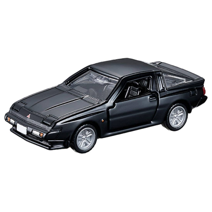 Tomica Premium No.13 Mitsubishi Starion 1:62 model, front three-quarter view