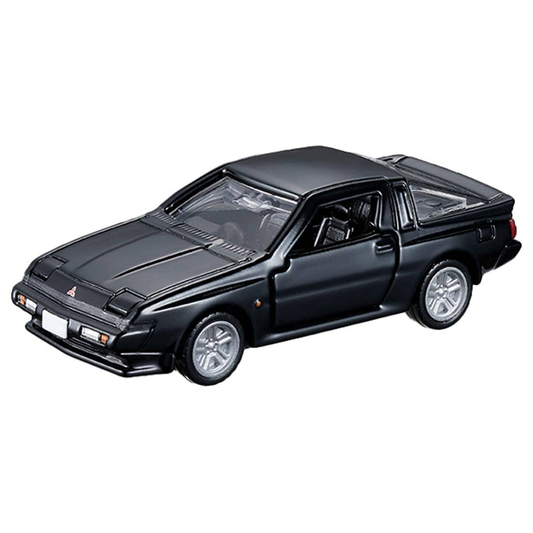 Tomica Premium No.13 Mitsubishi Starion 1:62 model, front three-quarter view