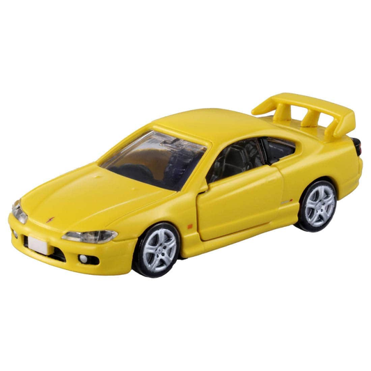 Tomica Premium No.19 Nissan Silvia (S15) 1:62 model, front three-quarter view