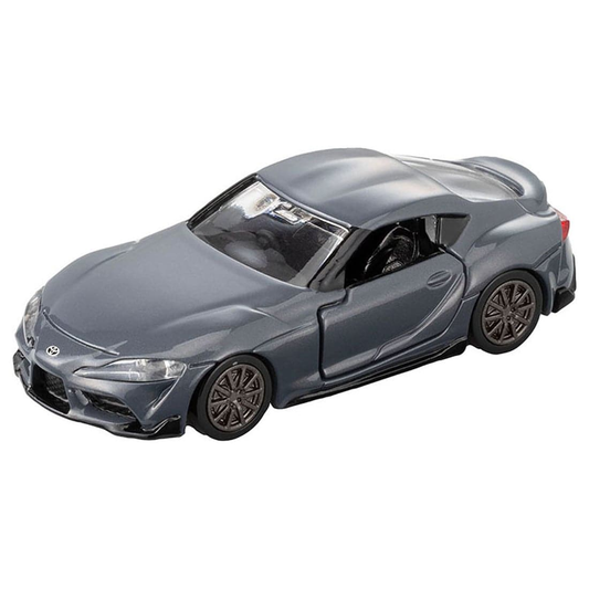 Tomica Premium No.36 Toyota GR Supra 1:60 model, front three-quarter view