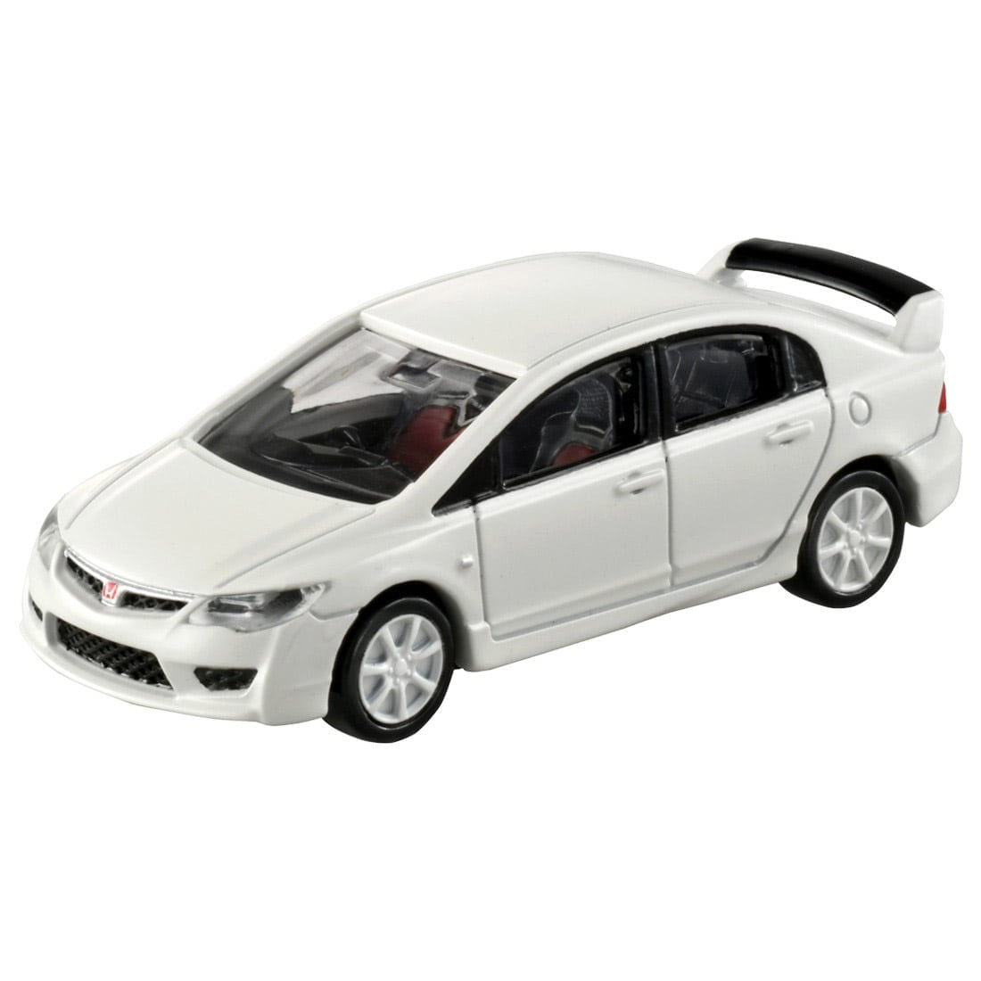 Tomica Premium No.37 Honda Civic Type R (FD2) 1:64 model, front three-quarter view