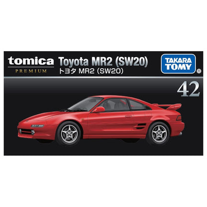 Tomica Premium No.42 Toyota MR2 (SW20) 1:60 retail packaging