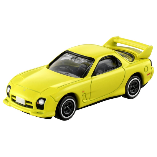 Tomica Premium Unlimited No.12 Initial D Mazda RX-7 — Keisuke Takahashi model, front three-quarter view