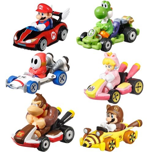 Mario Kart Hot Wheels 2023 Mix 1 Vehicles
